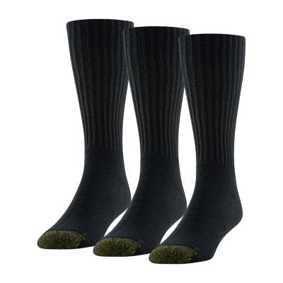 Gold Toe Ultra Tec 3 Pair Crew Socks Mens