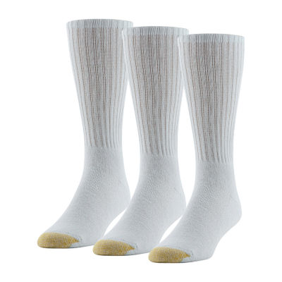 Gold Toe Ultra Tec 3 Pair Crew Socks Mens