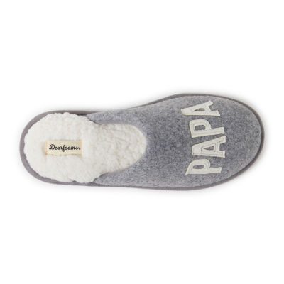 Dearfoams Mens Slip-On Slippers