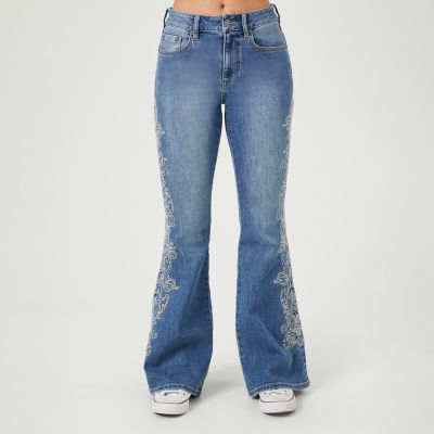 Juniors 2024 embroidered jeans