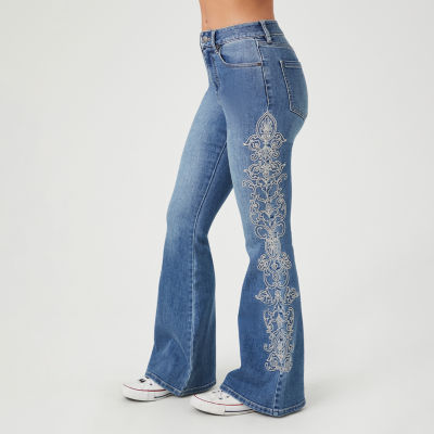 Jcpenney deals embroidered jeans