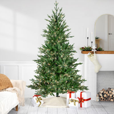 Northlight Grande Spruce Artificial  Clear Lights 7 Foot Pre-Lit Christmas Tree