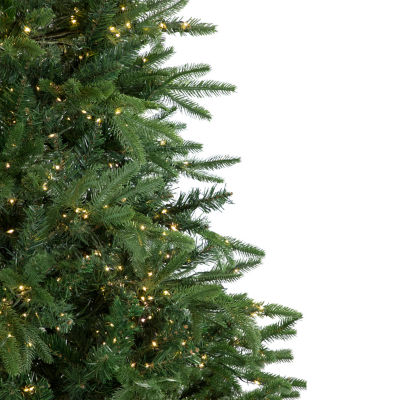 Northlight River Artificial Candlelight Clear Lights 7 1/2 Foot Pre-Lit Birch Christmas Tree