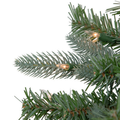 Northlight Slim Granville Fraser Artificial  Clear Lights 10 Foot Pre-Lit Fir Christmas Tree