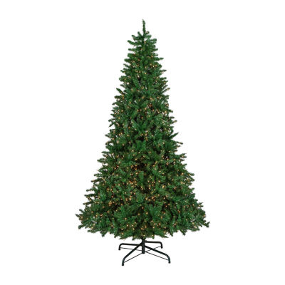 Northlight Twin Falls Artificial Clear Lights 9 Foot Pre-Lit Pine Christmas Tree