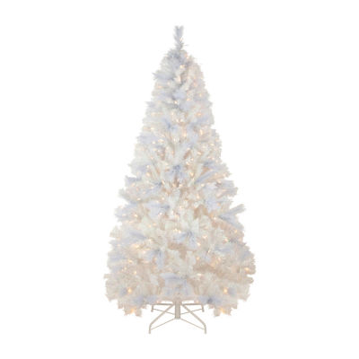 Northlight Seneca White Spruce Artificial Dual Function Led Lights 1/2 Foot Pre-Lit Christmas Tree