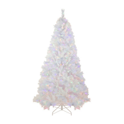 Northlight Seneca White Spruce Artificial  Dual Function Led Lights 7 1/2 Foot Pre-Lit Christmas Tree