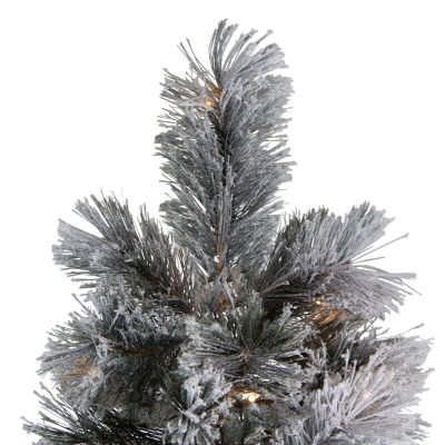 Northlight Black Spruce Artificial Clear Led Lights 7 1/2 Foot Pre-Lit Christmas Tree