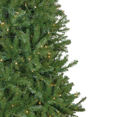 Northlight Rockwood Artificial  Clear Led Lights 7 1/2 Foot Pre-Lit Pine Christmas Tree