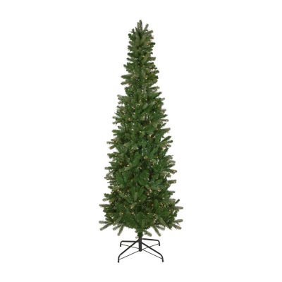 Northlight Wicklow Noble Artificial  Clear Lights 7 1/2 Foot Pre-Lit Fir Christmas Tree