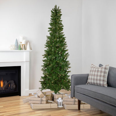 Northlight Wicklow Noble Artificial  Clear Lights 7 1/2 Foot Pre-Lit Fir Christmas Tree