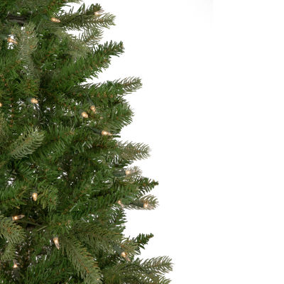 Northlight Wicklow Noble Artificial  Clear Lights 7 1/2 Foot Pre-Lit Fir Christmas Tree