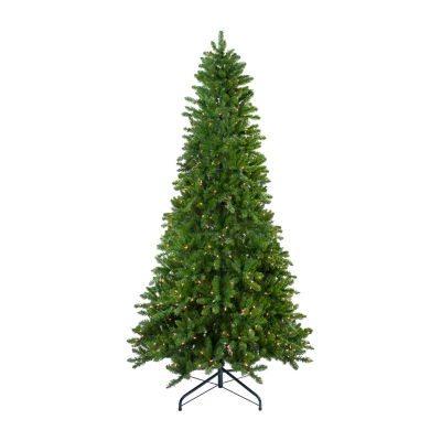 Northlight Everett Slim Artificial Clear Lights Foot Pre-Lit Pine Christmas Tree