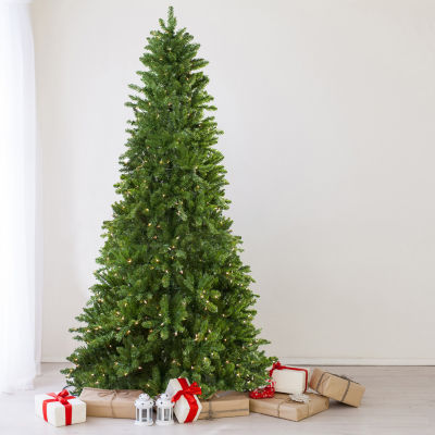 Northlight Everett Slim Artificial Clear Lights Foot Pre-Lit Pine Christmas Tree