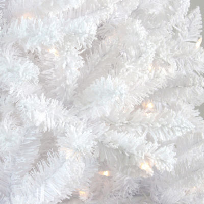 Northlight Medium White Artificial Clear Lights 6 Foot Pre-Lit Pine Christmas Tree