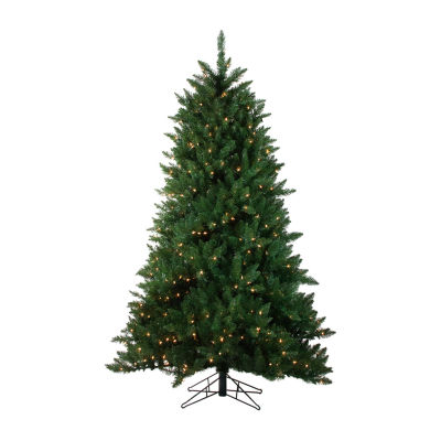Northlight Medium Montana Artificial Clear Lights 7 1/2 Foot Pre-Lit Pine Christmas Tree
