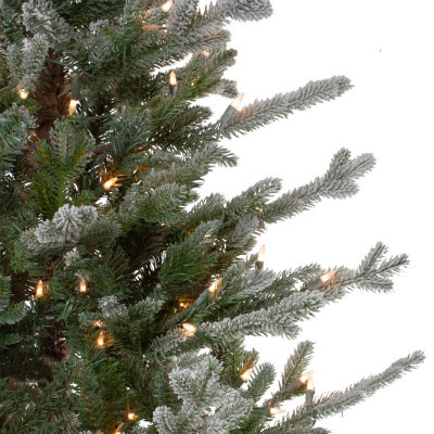 Northlight Little River Artificial Clear Lights 6 1/2 Foot Pre-Lit Fir Christmas Tree