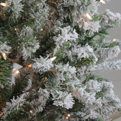 Northlight Balsam Artificial Clear Lights 7 Foot Pre-Lit Pine Christmas Tree