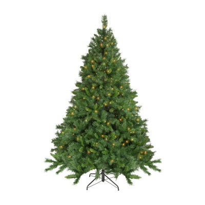 Northlight Chatham Artificial  Clear Lights 7 1/2 Foot Pre-Lit Pine Christmas Tree