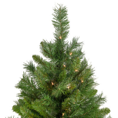 Northlight Chatham Artificial  Clear Lights 7 1/2 Foot Pre-Lit Pine Christmas Tree