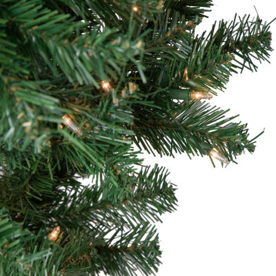 Northlight Upside Down Spruce Artificial Clear Lights 1/2 Foot Pre-Lit Christmas Tree