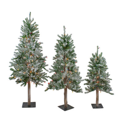 Northlight Set Of 3 Artificial Unlit 5 Foot Pine Christmas Tree