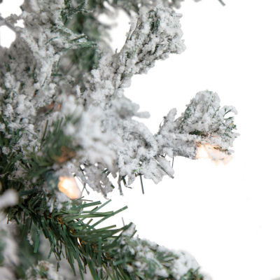 Northlight Slim Artificial  Clear Lights 6 Foot Pre-Lit Pine Christmas Tree