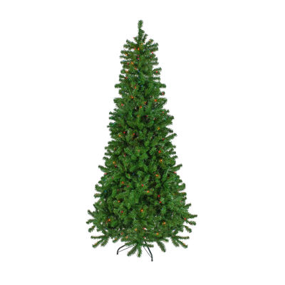 Northlight Norfolk Spruce Artificial  Multi Lights 7 Foot Pre-Lit Christmas Tree