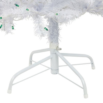 3FT White Christmas Tree Real White Ostrich Feather Branches with Metal  Stand Included Indoor Outdoor