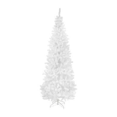 Northlight Pencil White Georgian Artificial  Unlit 7 1/2 Foot Pine Christmas Tree