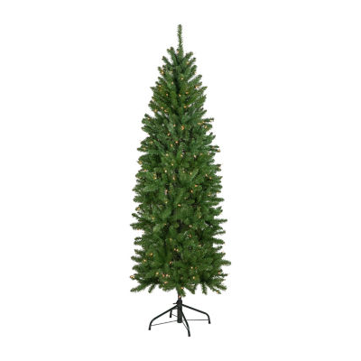 Northlight White River Pencil Artificial Clear Lights 1/2 Foot Pre-Lit Fir Christmas Tree