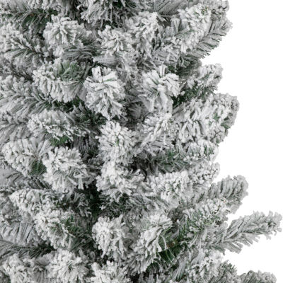 Northlight North River Pencil Artificial  Unlit 6 Foot Flocked Pine Christmas Tree