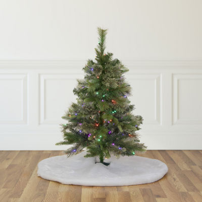 Northlight Kingston Cashmere Full Artificial Multi Led Lights 3 Foot Pre-Lit Pine Christmas Tree