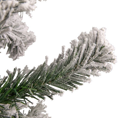 Northlight Madison Artificial  Unlit 4 1/2 Foot Flocked Pine Christmas Tree