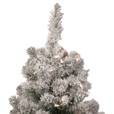 Northlight Heavily Madison Medium Artificial  Clear Lights 3 Foot Pre-Lit Pine Christmas Tree