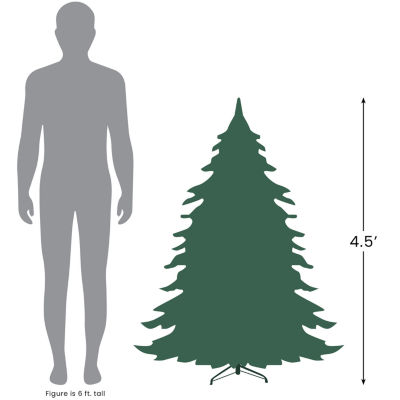 Northlight Slim Nordmann Layered Artificial Unlit 4 1/2 Foot Fir Christmas Tree