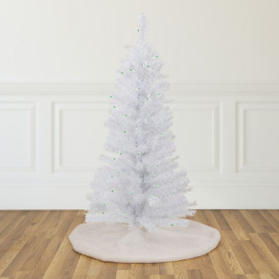 Northlight Rockport White Artificial Lights Foot Pre-Lit Pine Christmas Tree