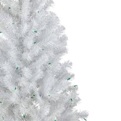 Northlight White Artificial  Green Lights 4 Foot Pre-Lit Christmas Tree