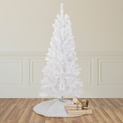 Northlight White Georgian Artificial Pencil  Unlit 4 1/2 Foot Pine Christmas Tree