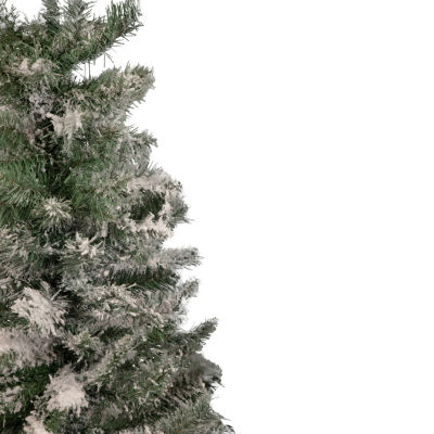 Northlight Heavily Medium Artificial Unlit 3 Foot Flocked Pine Christmas Tree