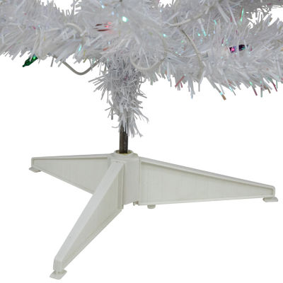 Northlight White Iridescent Artificial Lights Foot Pre-Lit Pine Christmas Tree