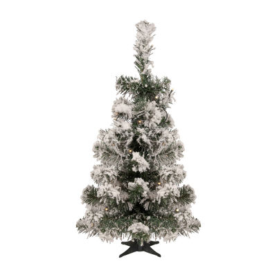 Northlight Medium Bristol Artificial Warm Clear Led Lights 2 Foot Pre-Lit Pine Christmas Tree