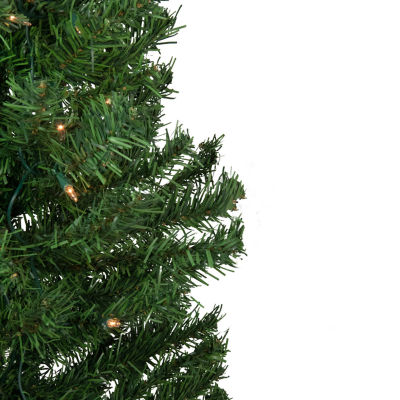 Northlight Green Medium Niagara Artificial Clear Lights 3 Foot Pre-Lit Pine Christmas Tree