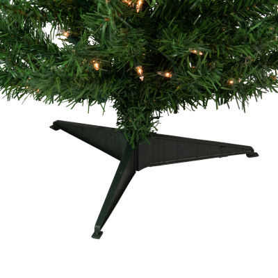 Northlight Green Medium Niagara Artificial Clear Lights 3 Foot Pre-Lit Pine Christmas Tree