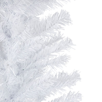 Northlight Woodbury White Slim Artificial Unlit Foot Pine Christmas Tree