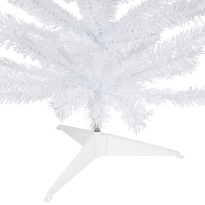 Northlight Woodbury White Slim Artificial Unlit Foot Pine Christmas Tree