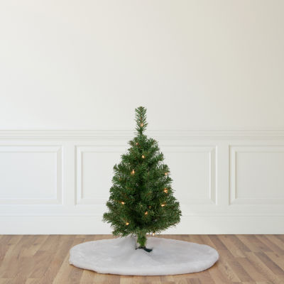 Northlight Oakridge Noble Artificial Clear Lights 2 Foot Pre-Lit Fir Christmas Tree