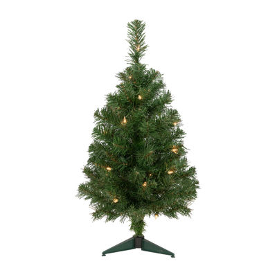 Northlight Oakridge Noble Artificial Clear Lights 2 Foot Pre-Lit Fir Christmas Tree