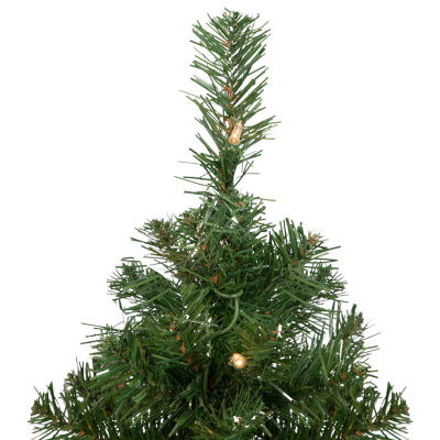 Northlight Oakridge Noble Artificial Clear Lights 2 Foot Pre-Lit Fir Christmas Tree