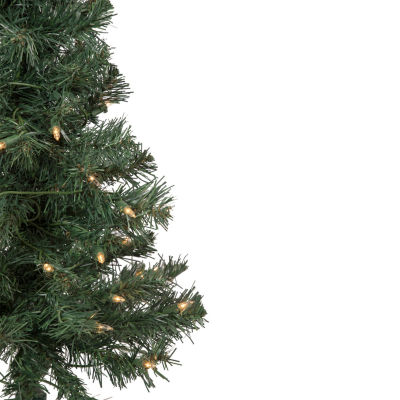 Northlight Slim Blackwater Artificial Clear Lights 2 Foot Pre-Lit Fir Christmas Tree